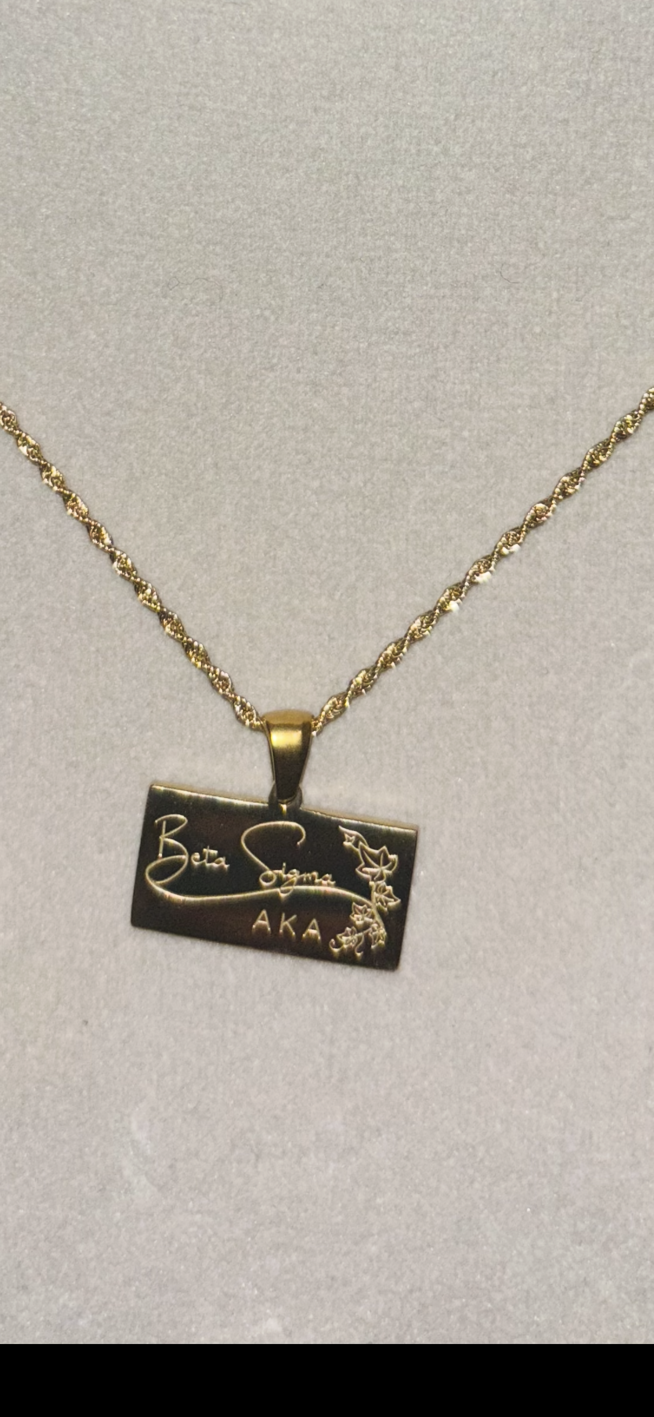 Beta Sigma - Serious Matter Necklace