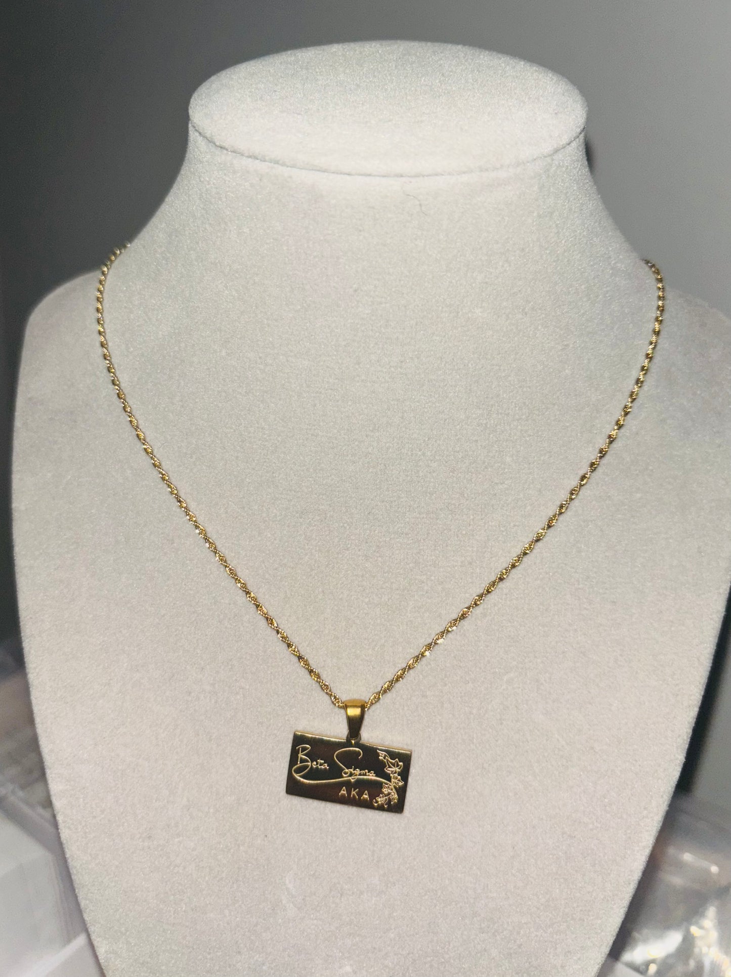 Beta Sigma - Serious Matter Necklace
