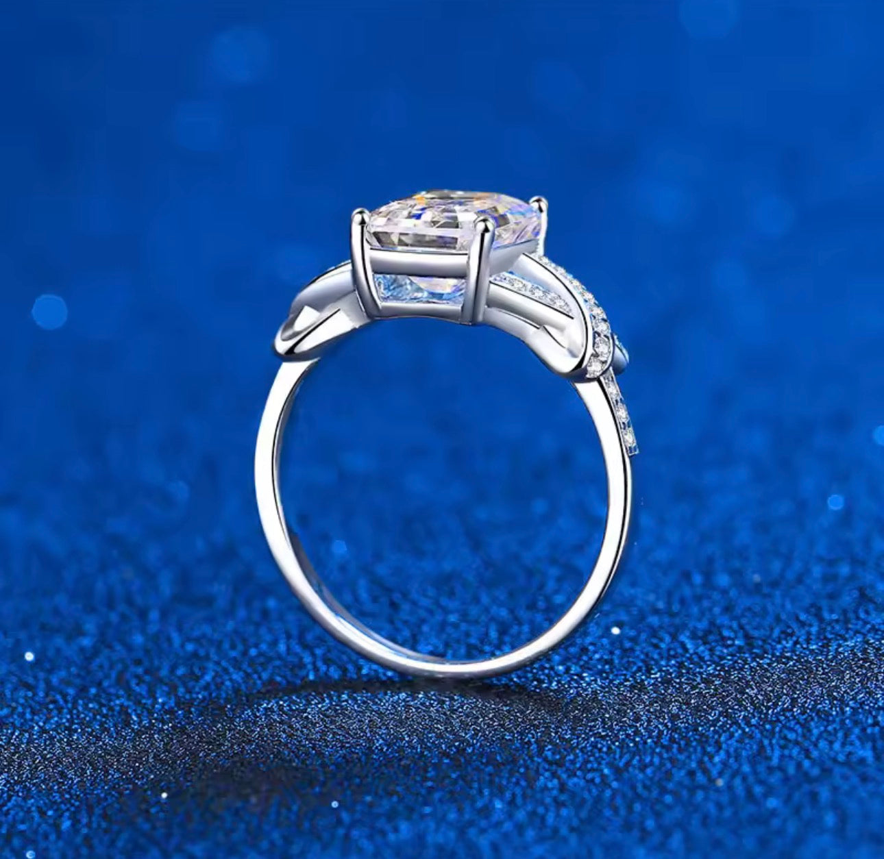 Coaster of Love - Moissanite Ring