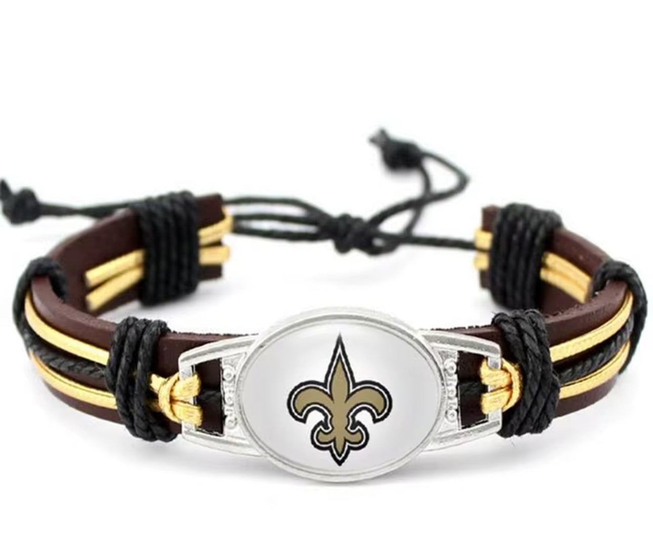Fan Bracelet -New Orleans Saints NFL