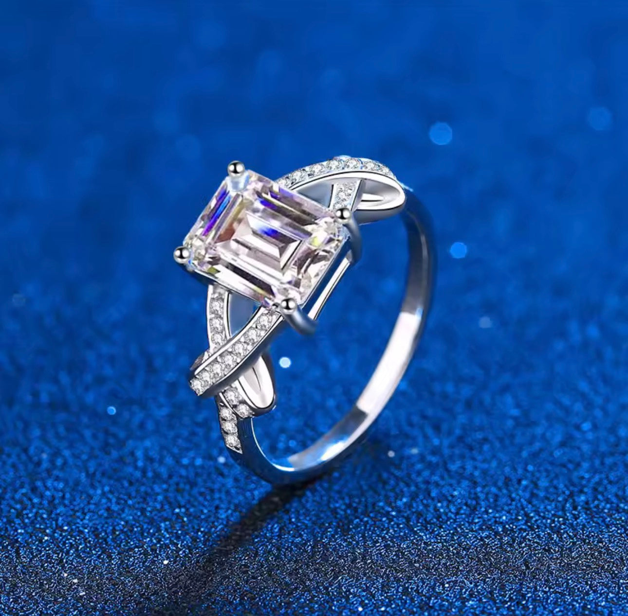 Coaster of Love - Moissanite Ring
