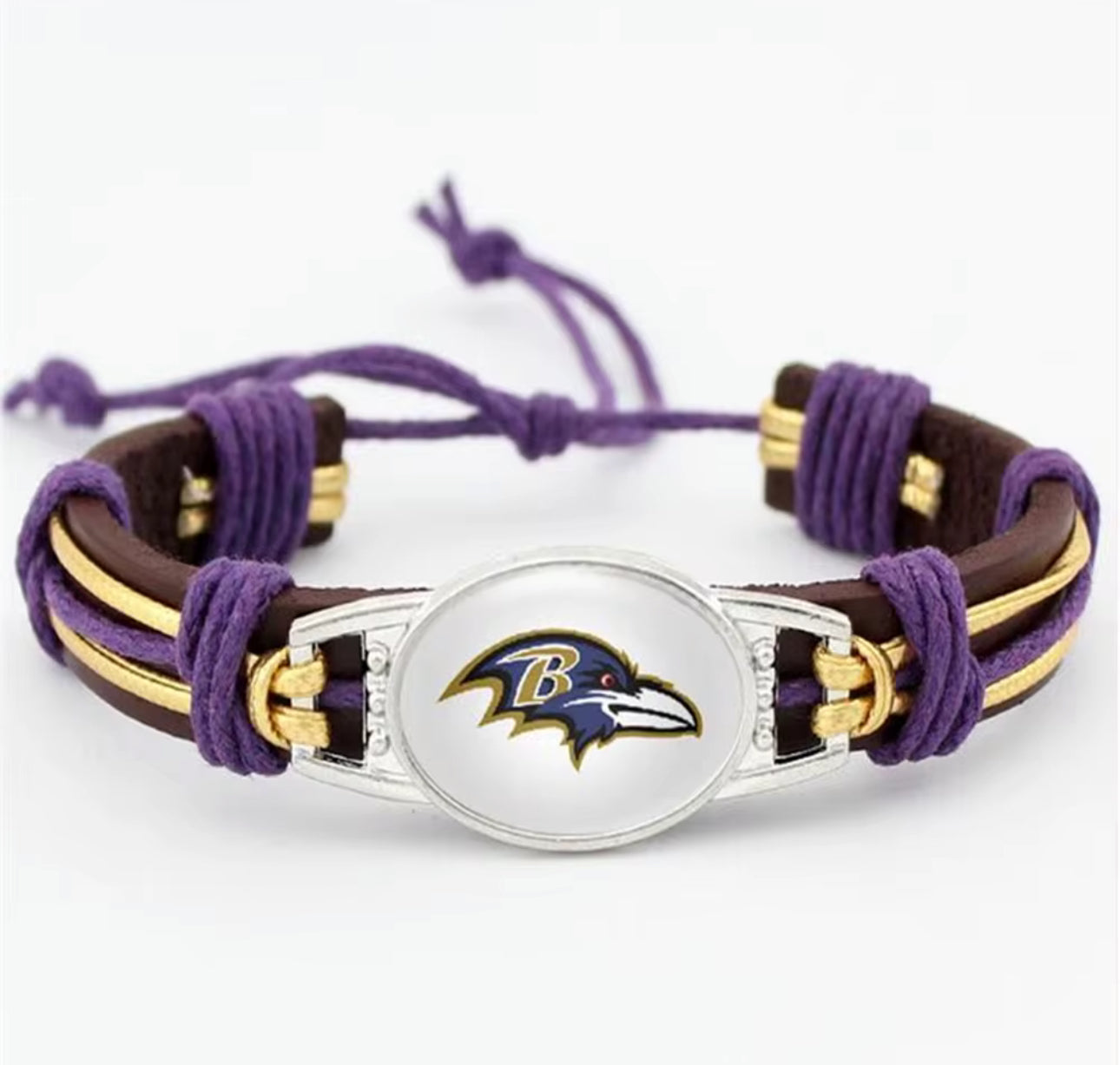 Fan Bracelet - Baltimore Ravens