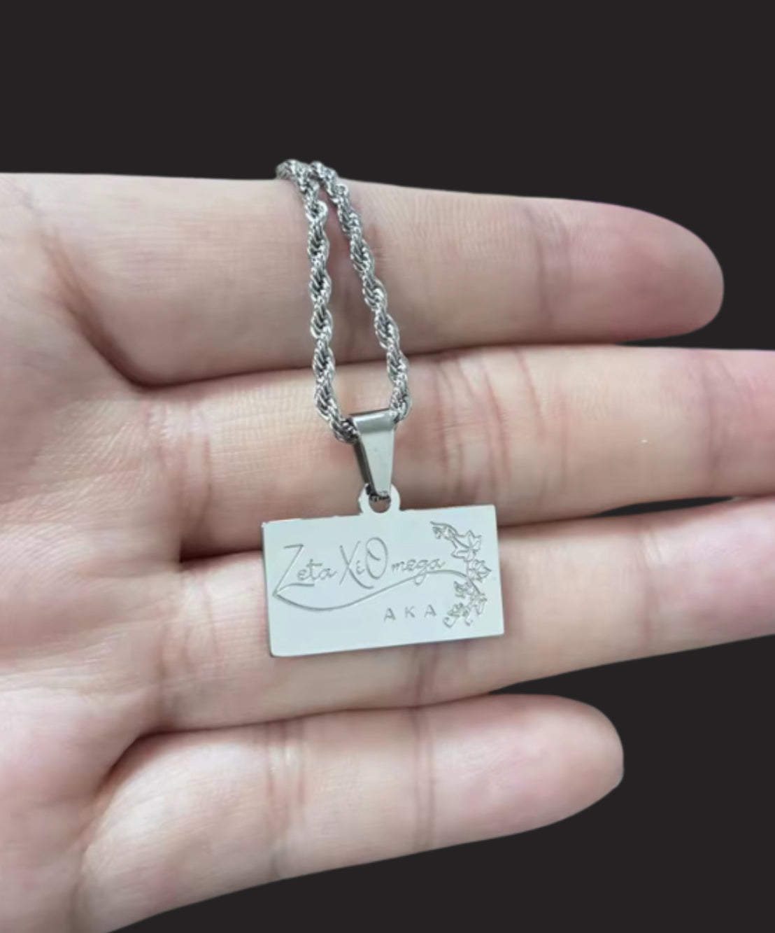Zeta Xi Omega - Chapter Necklace