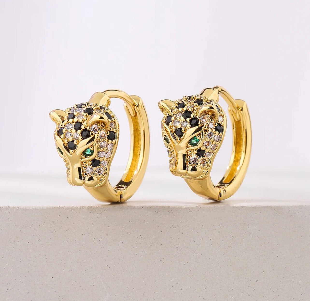 Leo Leopard Earrings