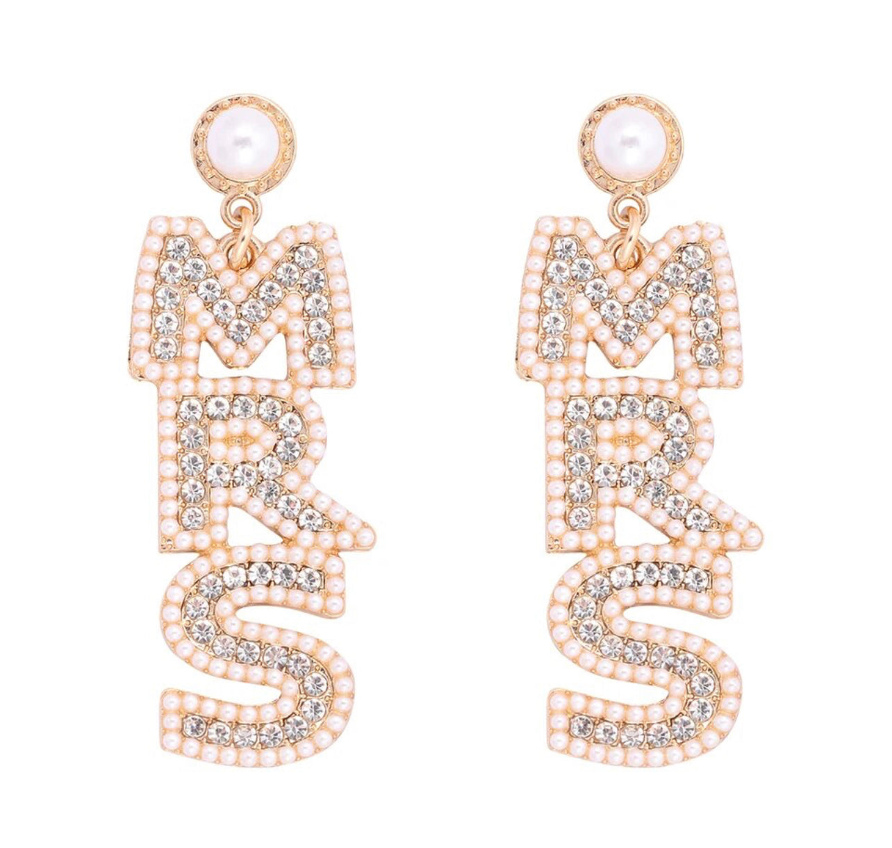It’s Mrs. to You earrings
