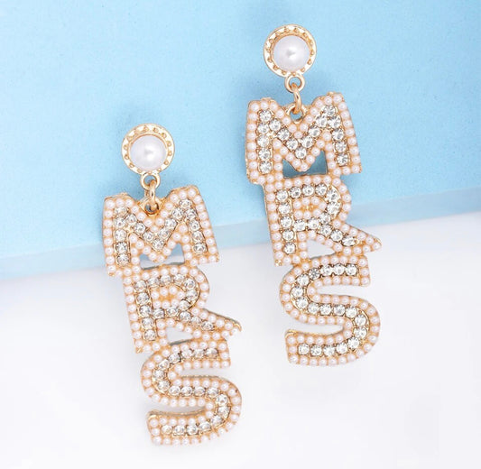 It’s Mrs. to You earrings