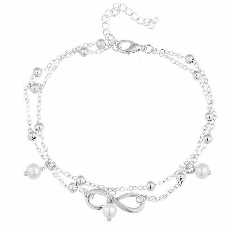 Forever Ever Forever Ever - Double Ankle Bracelet
