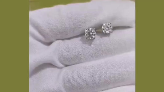 Elsa Moissanite Earrings