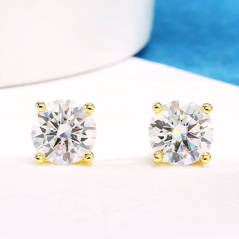 Elsa Moissanite Earrings
