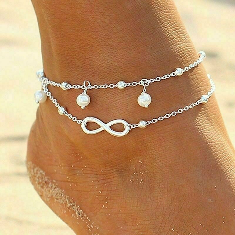 Forever Ever Forever Ever - Double Ankle Bracelet