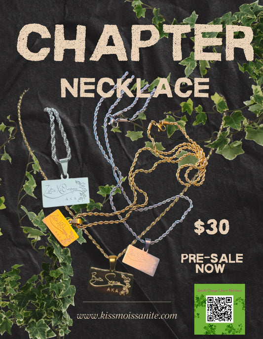 Zeta Xi Omega - Chapter Necklace