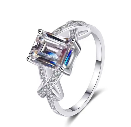 Coaster of Love - Moissanite Ring