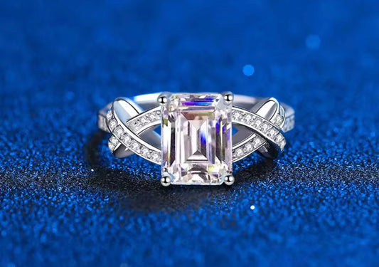 Coaster of Love - Moissanite Ring
