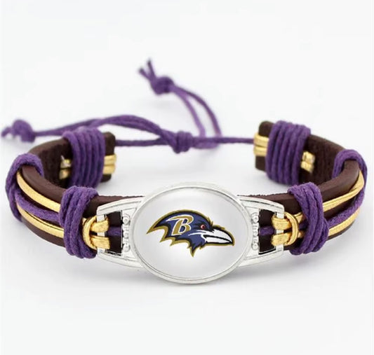 Fan Bracelet - Baltimore Ravens