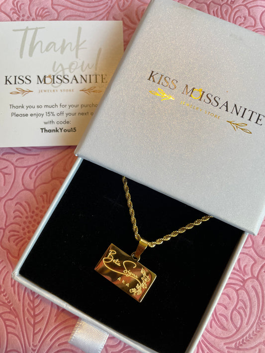 Beta Sigma - Serious Matter Necklace