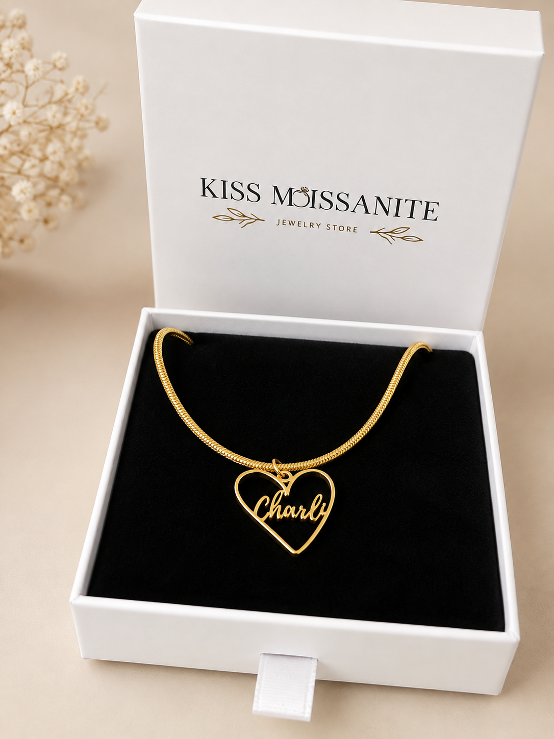 Sign Your Name Across My Heart Necklace