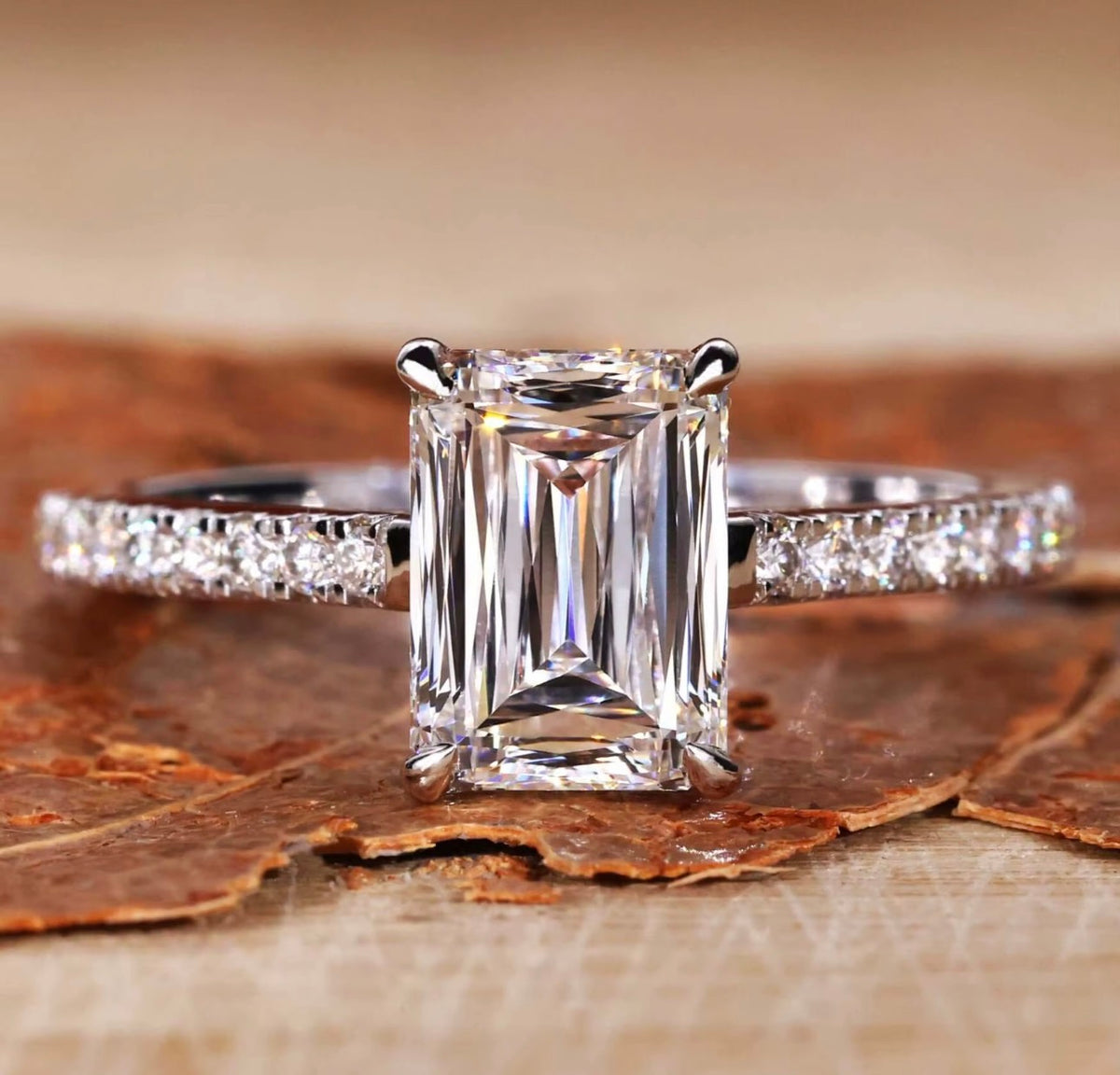 Chelsea - Moissanite Ring