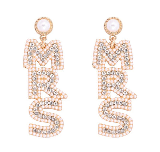 It’s Mrs. to You earrings