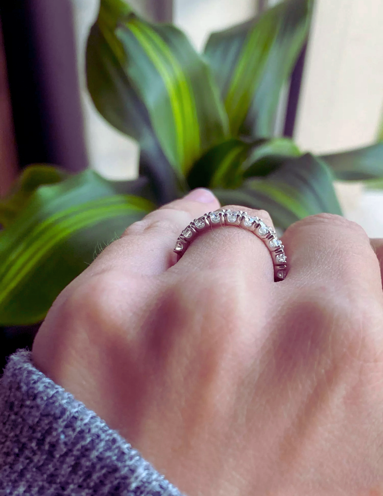Charli Moissanite Band
