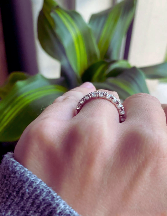 Charli Moissanite Band