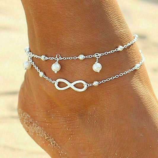 Forever Ever Forever Ever - Double Ankle Bracelet